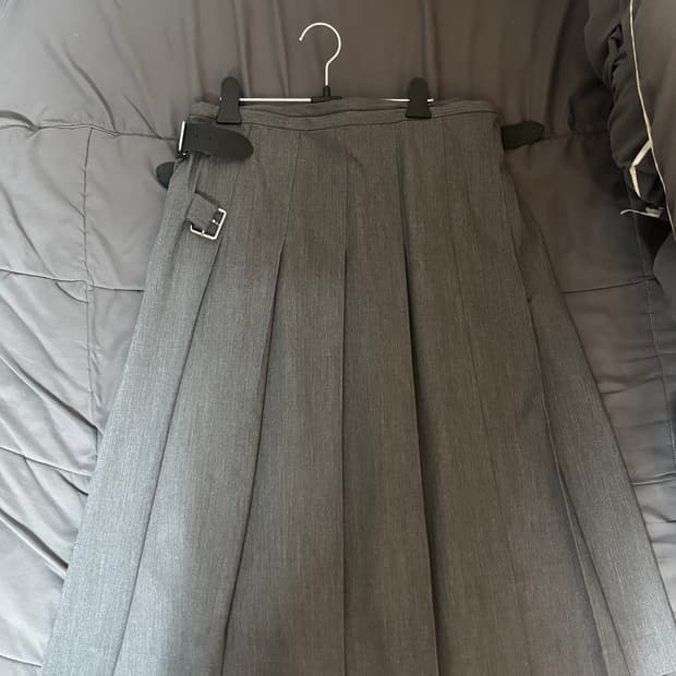 할로미늄 미디스커트 4사이즈