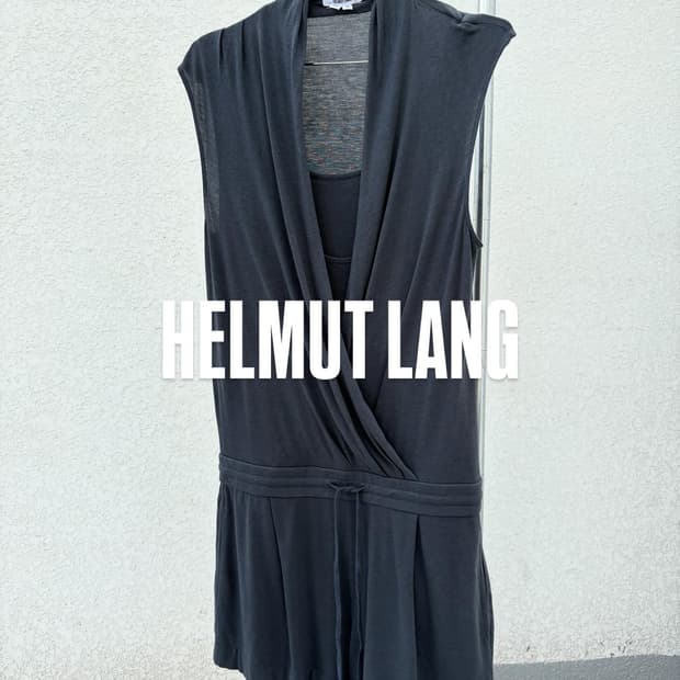 24 HELMUT LANG body wrap jumpsuit