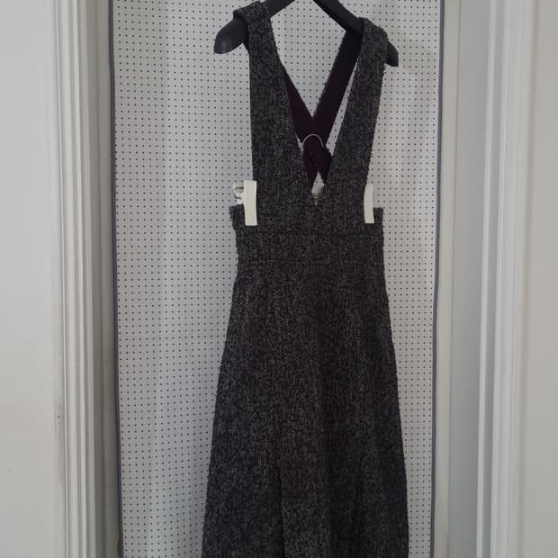 쥬시쥬디 모직 뷔스티에 멜빵 원피스