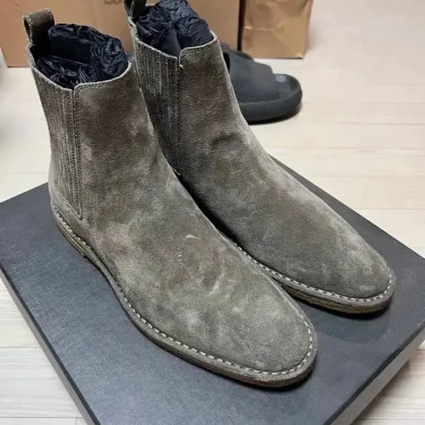 생로랑 스웨이드 첼시부츠 41