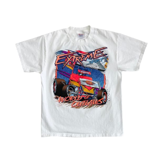 1999 World of Outlaws 레이싱 투어 반팔티셔츠 