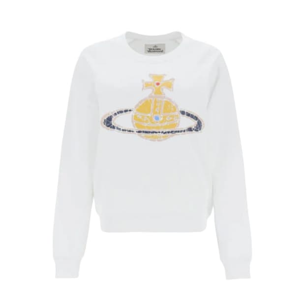 비비안웨스트우드 orb로고 타임머신 스웻셔츠 L