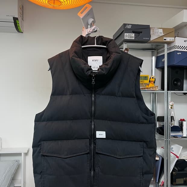 WTAPS 패딩 조끼 블랙 02 사이즈