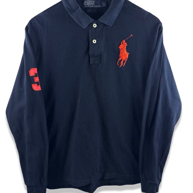 폴로랄프로렌 빅포니 네이비 긴팔카라티2797