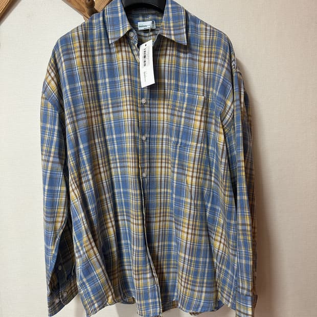 스탠다드에러 셔츠 블루 L사이즈 새제품