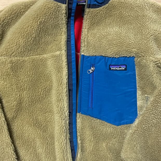 파타고니아 레트로 x 모하비 자켓 브라운 (애쉬탄테디베어) 남성 S 