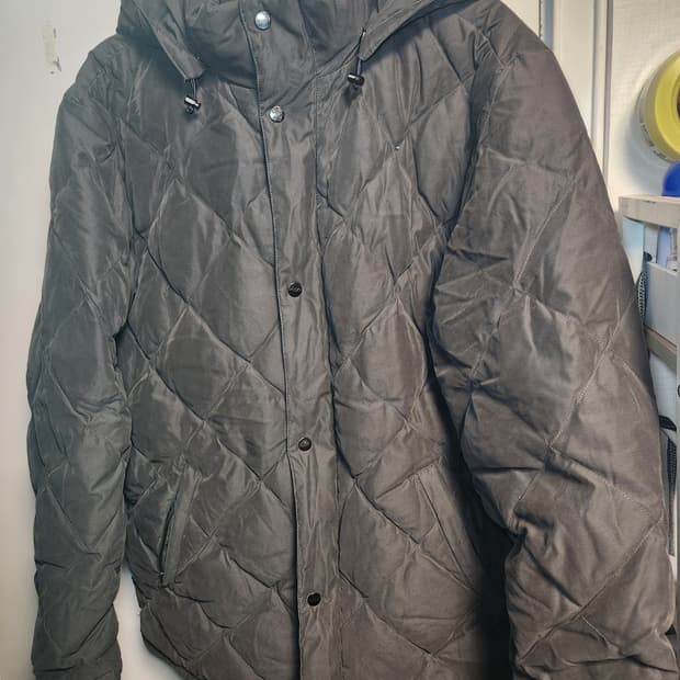 허스키 빈티지 퀼팅 리얼 다운 패딩 L~XL