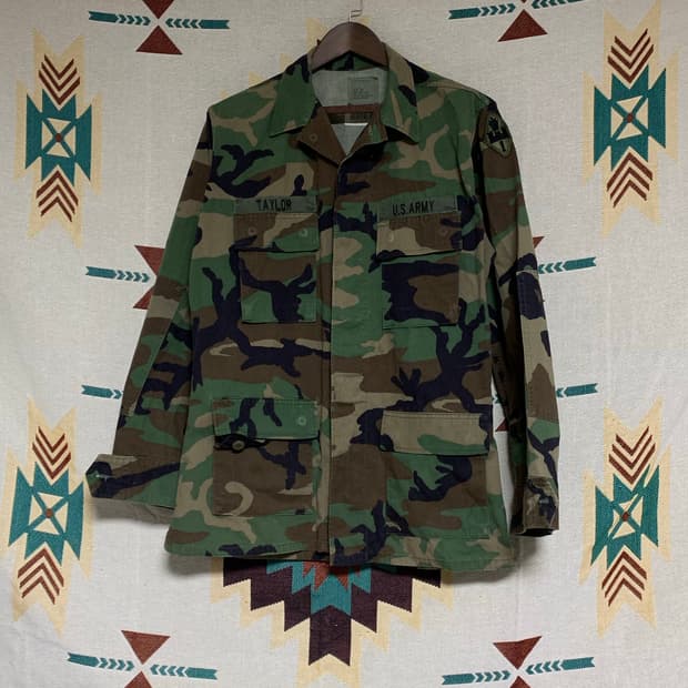 미군 우드랜드 BDU 셔츠 미디움롱