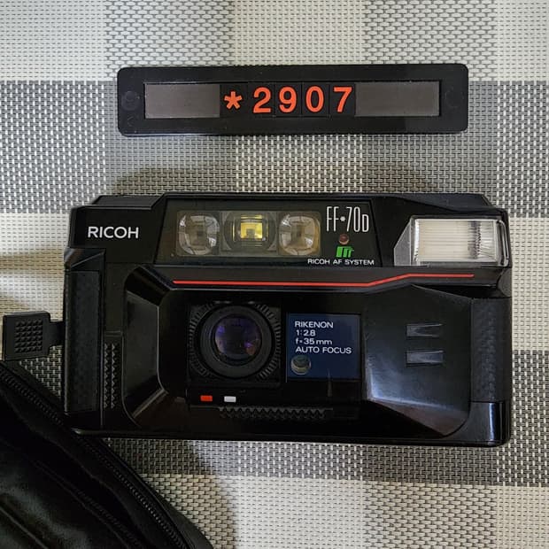 리코 FF-70D 필름카메라 파우치 포함