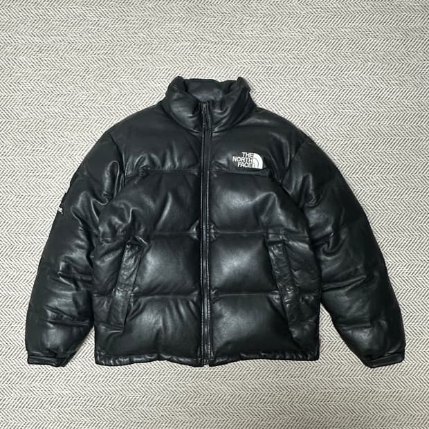 SUPREME X THE NORTH FACE leather down
