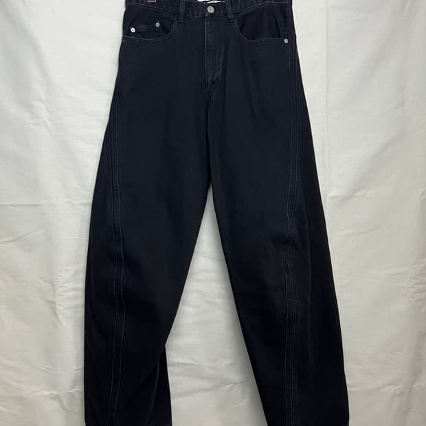 NVRFRGT 트위스트 와이드 페이드 진