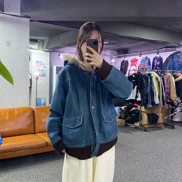 코스비 재팬 데님 후드자켓 B3325