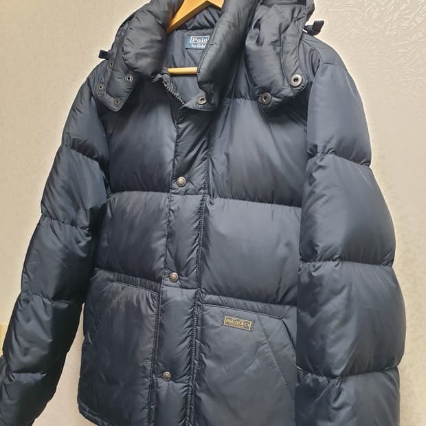 [m/95~100] 폴로 푸퍼 후드패딩 네이비