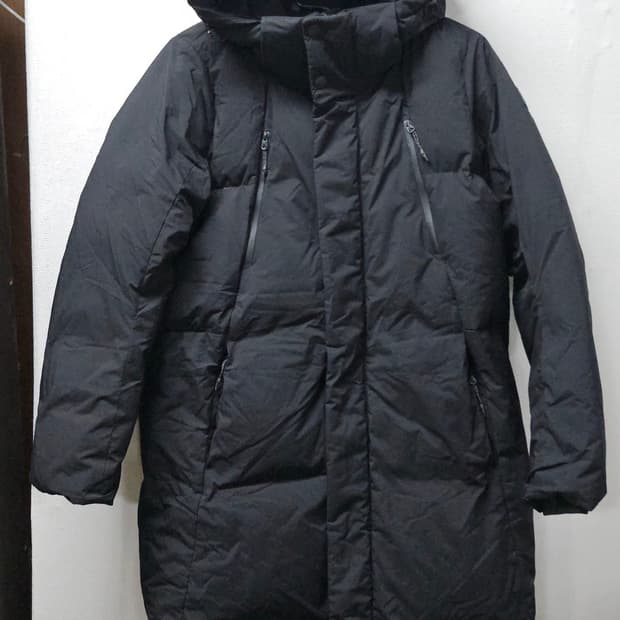 코오릉  블랙 롱 구스 패딩  85