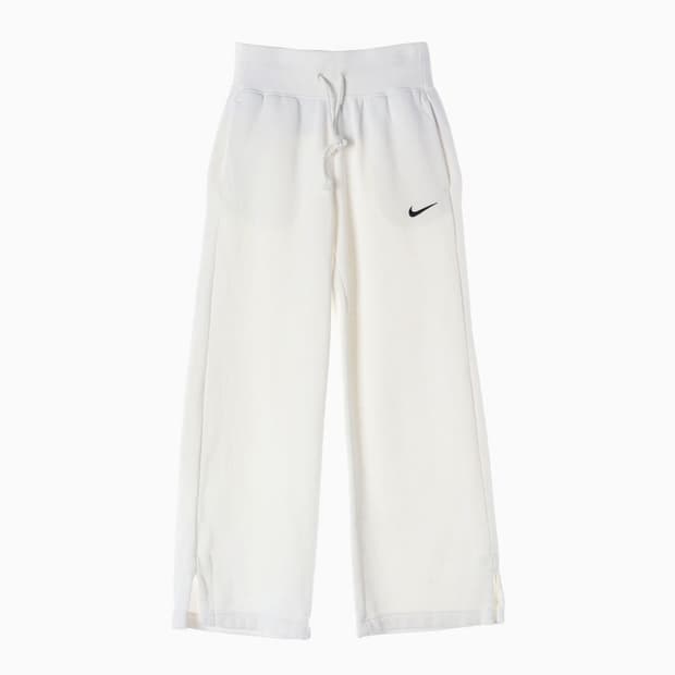 나이키 NSW 클럽 플리스 와이드 기모 팬츠 화이트 S