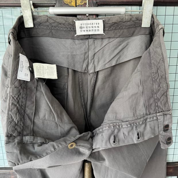 메종 마틴 마르지엘라 AW10 코튼 팬츠