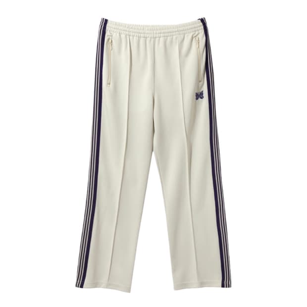 니들스 스트레이트 트랙 팬츠 폴리 스무스 아이스 화이트 S