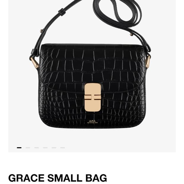 아페쎄 그레이스백 크록 블랙 느와르