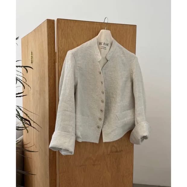 얼바닉30 돌먼 자켓 스타일 Bowen linen jk