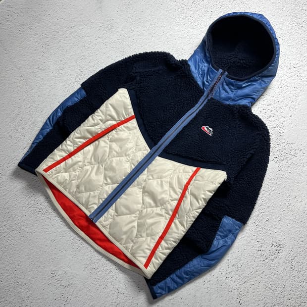 Nike Hooded Sherpa Fleece Jacket