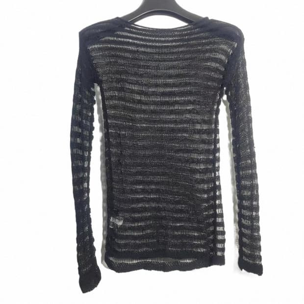 빈티지 샌디 시스루 니트