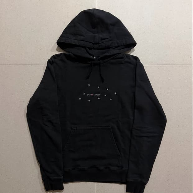 생로랑 AW18 스타 후드티 xs