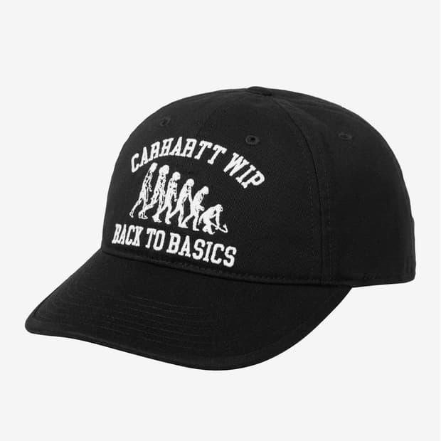 칼하트윕 CARHARTT WIP BASICS CAP BLACK/WHITE