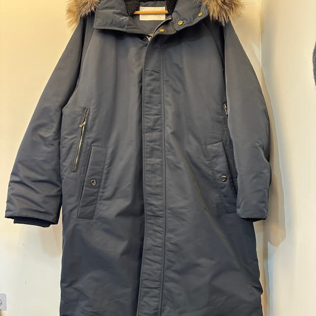 110) 커스텀멜로우 네이비 롱패딩