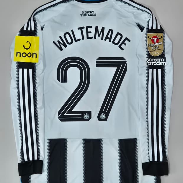 25-26 뉴캐슬 닉 볼테마데 긴팔 유니폼 카라바오컵 패치 L사이즈