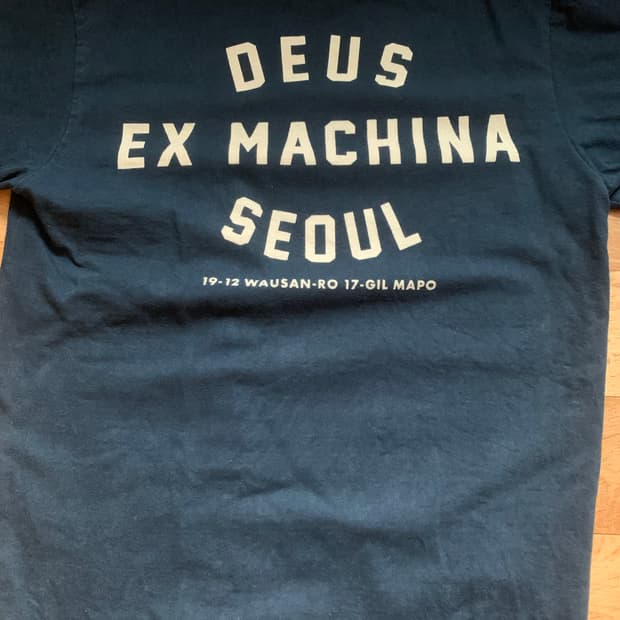 데우스 서울 반팔 네이비 s사이즈