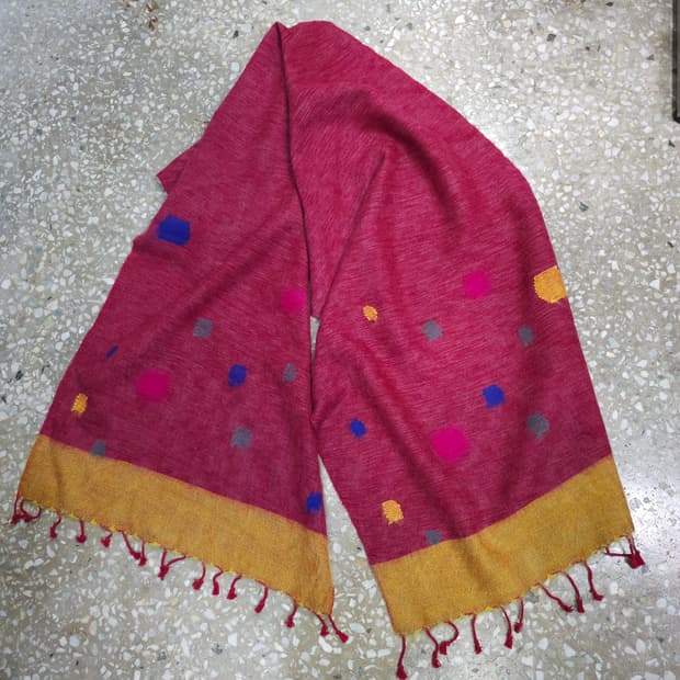 artipur 도트 패턴 머플러