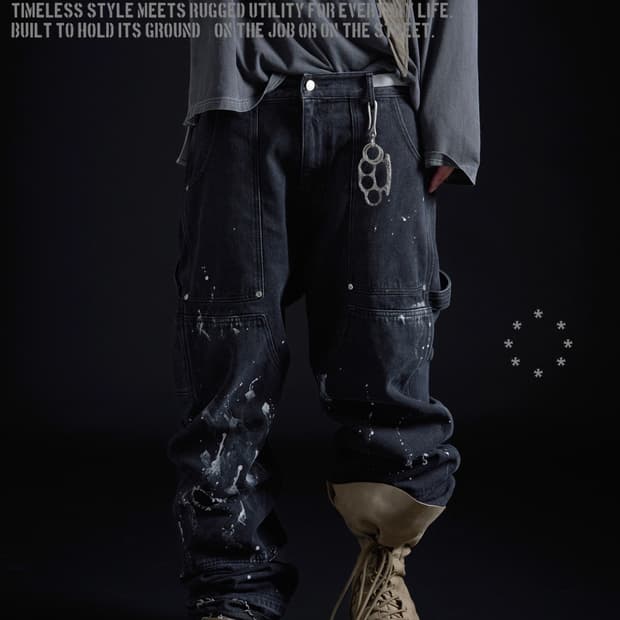 wapworks w049 더블니 카팬더 팬츠