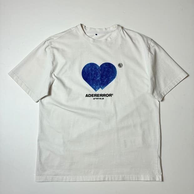 아더에러 ADERERROR 트윈 하트 로고 티셔츠 PN9158