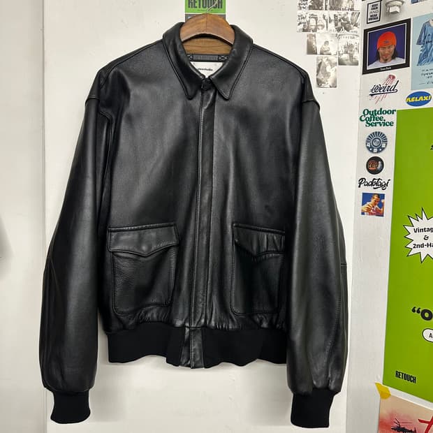 비바스튜디오 소가죽 A2 자켓