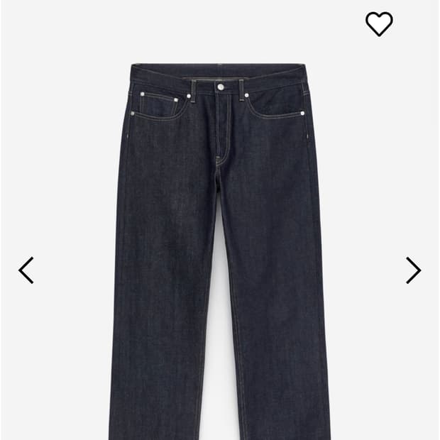 ARKET cliff 레귤러스트레이트 데님