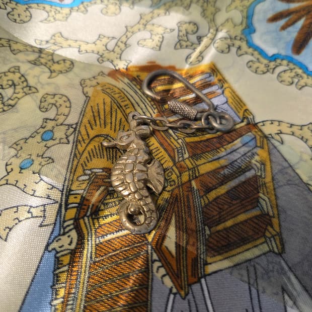90s Sea 해마 빈티지 키링