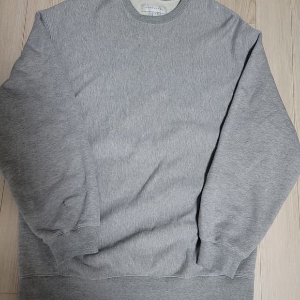 [5사이즈] 브라운야드 에센셜 맨투맨 스웻셔츠 그레이