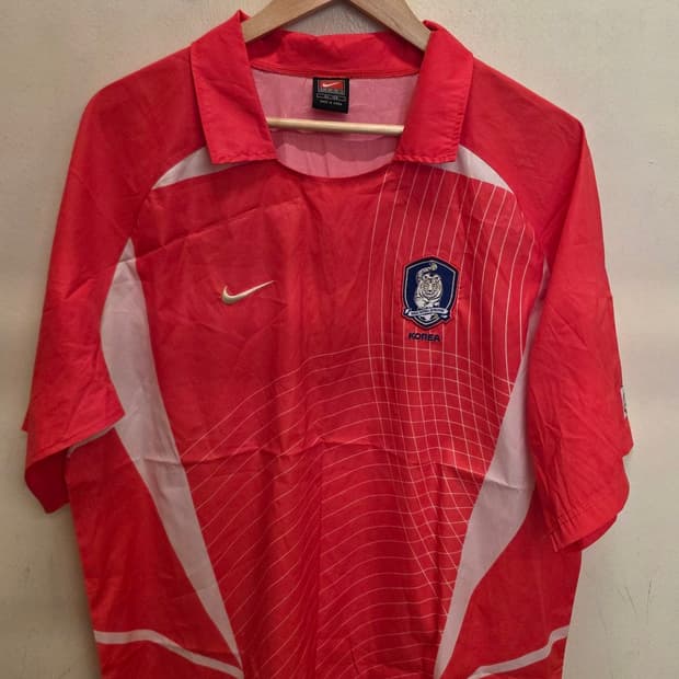 (XL)00's 나이키 2002 대한민국 국대 홈 반팔 유니폼