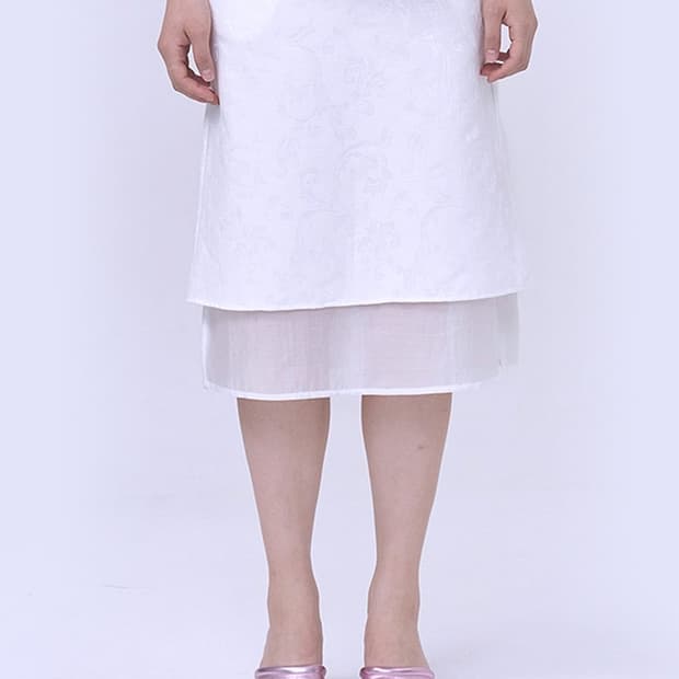POKO FOSCA SHEER LAYERED SKIRT