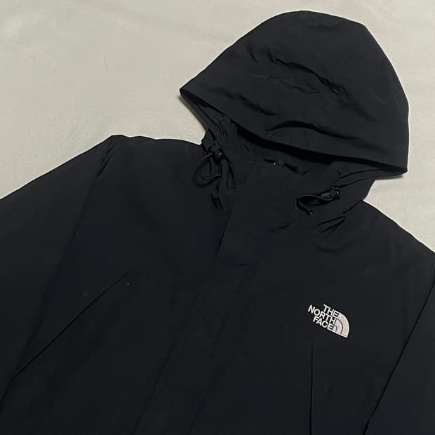 100 노스페이스 블랙바람막이 자켓