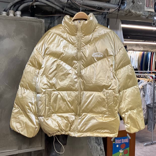 이미스 리버시블 패딩 골드 옐로우 M   #csz2023