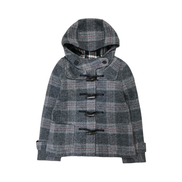 UNTITLED 체크 더플코트