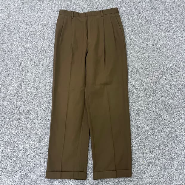 실측확인 닥스 핀턱 와이드 슬랙스 팬츠 0304S2