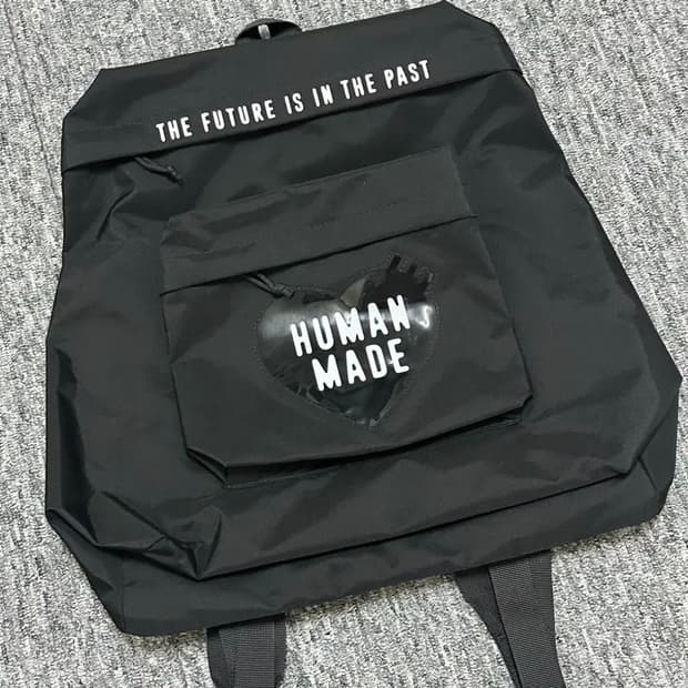 휴먼메이드 백팩 가방 블랙 Human Made Backpack Black