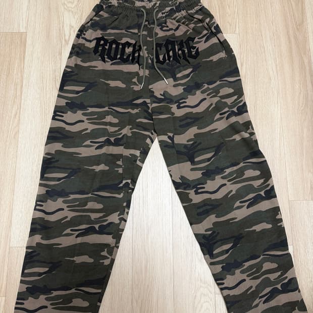 락케이크 카모 트레이닝 팬츠 M