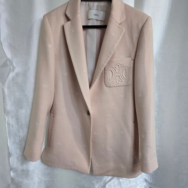 DEWL 핑크 패턴 자켓 (1722)