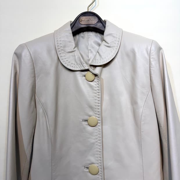 Partina leather 자켓