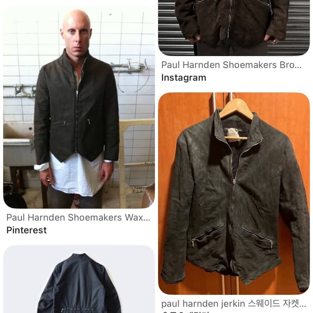 구해요) paul harnden jerkin jacket 다른제품도연락