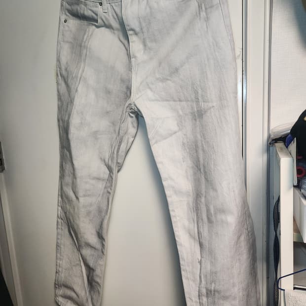 인사일런스 디지털 프린팅 데님팬츠 L