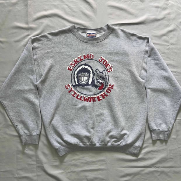 90s 헤인즈 에스키모 조 스웻셔츠 USA